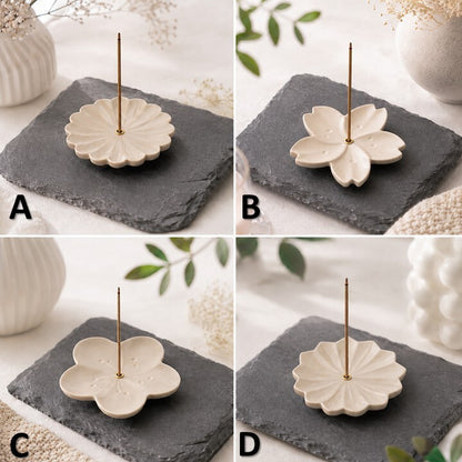 Flower Ceramic Incense Holder