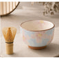 Momokasumi Cherry Blossom Matcha Bowl & Bamboo Whisk Set