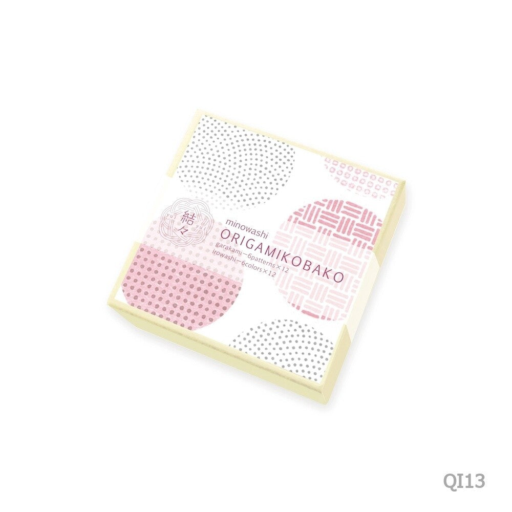 Mino Washi Origami Paper Box — 144 Sheets in a Keepsake Box