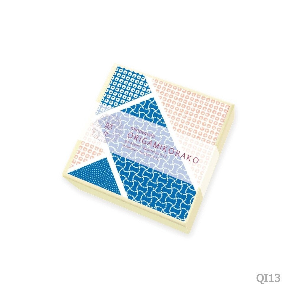 Mino Washi Origami Paper Box — 144 Sheets in a Keepsake Box