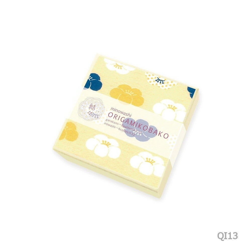 Mino Washi Origami Paper Box — 144 Sheets in a Keepsake Box
