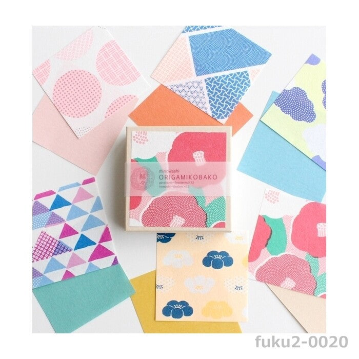 Mino Washi Origami Paper Box — 144 Sheets in a Keepsake Box