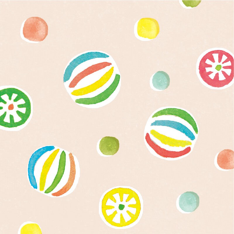 Sweets Colors Mino Washi Origami Pad — 120 Sheets, 6 Designs