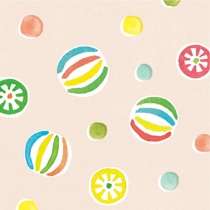 Sweets Colors Mino Washi Origami Pad — 120 Sheets, 6 Designs