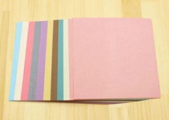 Large Colored Mino Washi Origami Paper — 50 Sheets