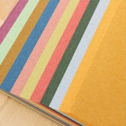 10-Color Mino Washi Origami Paper — 100 Sheets