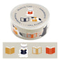 Reading Cat Washi Tape