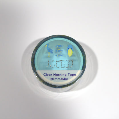 Shoebill Clear Masking Tape