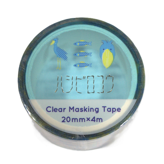 Shoebill Clear Masking Tape