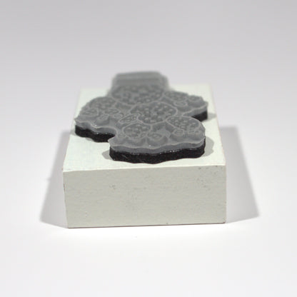 Prickly Pear Cactus Rubber Stamp