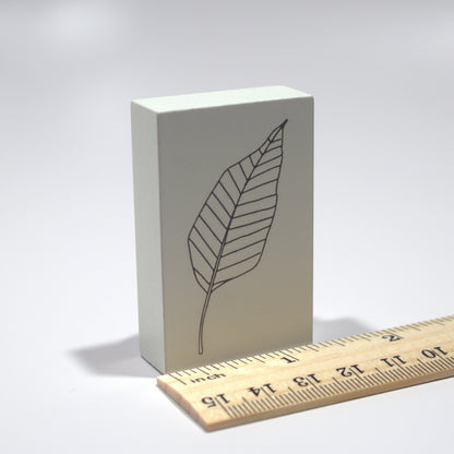Leaf Rubber Stamp