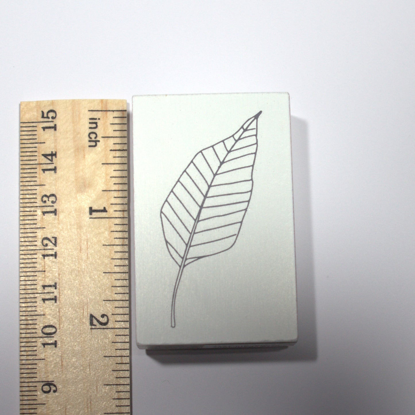 Leaf Rubber Stamp