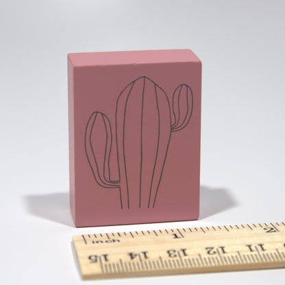 Cactus Rubber Stamp