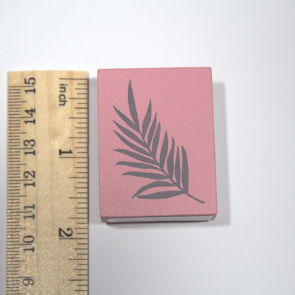 Palm Frond Rubber Stamp