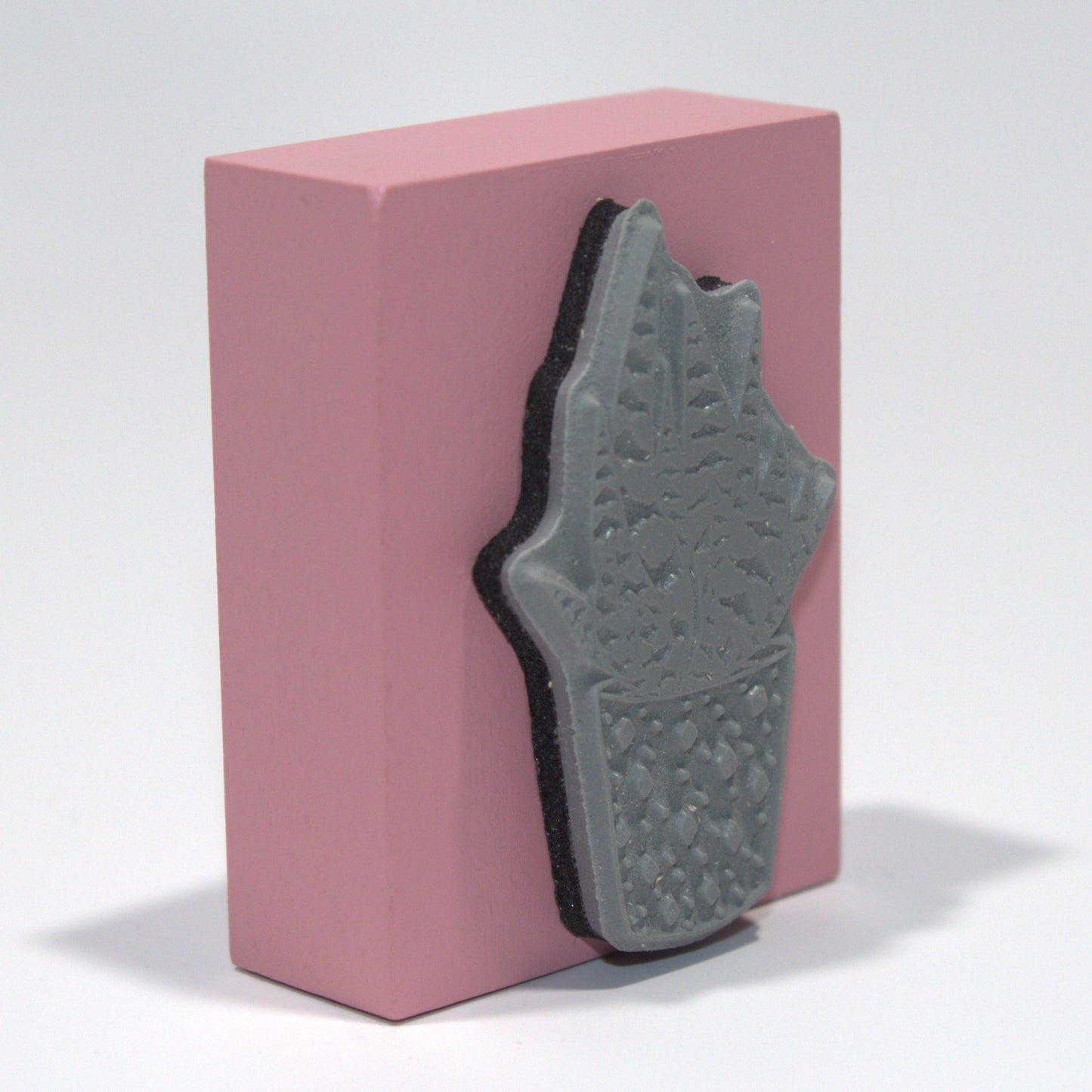 Succulent in Pot Rubber Stamp