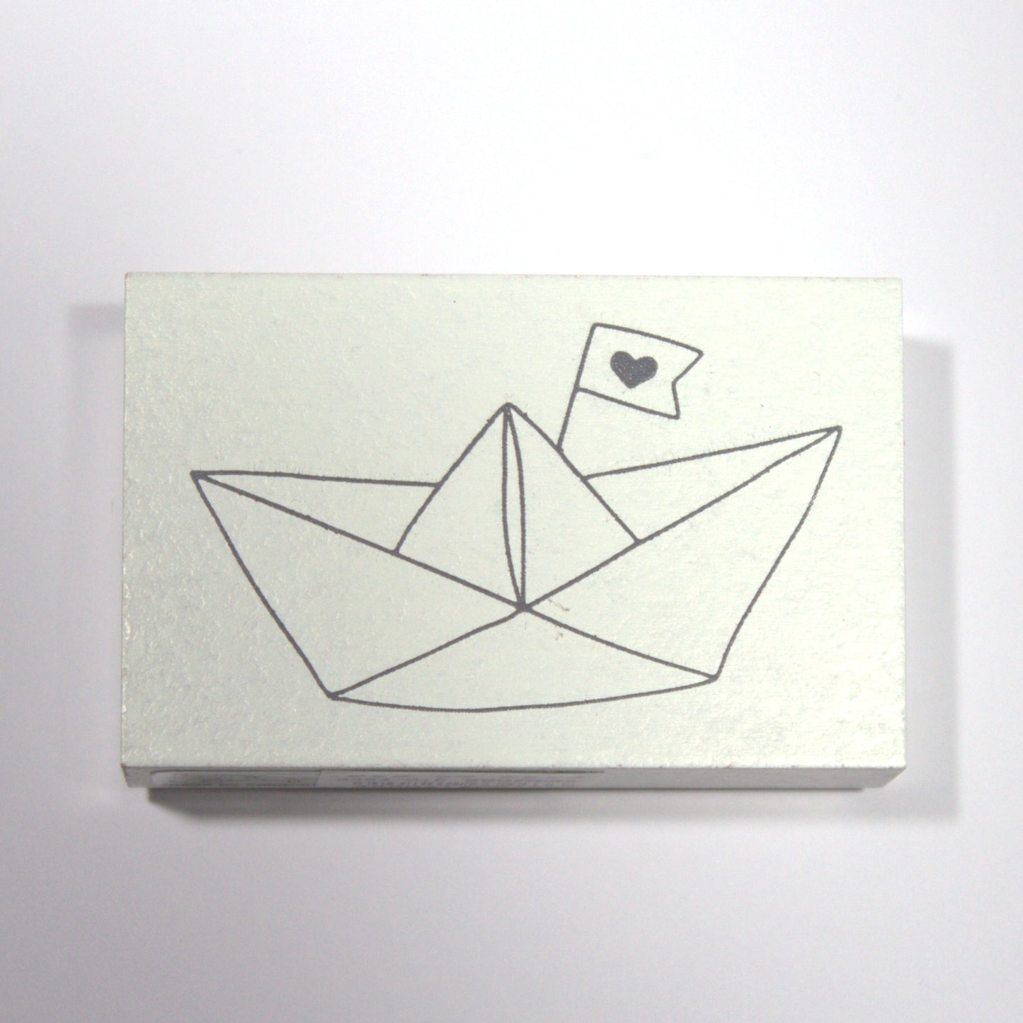 Paper Boat Rubber Stamp