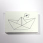 Paper Boat Rubber Stamp