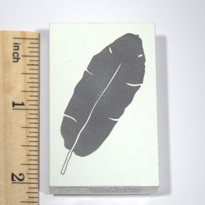 Banana Leaf Rubber Stamp