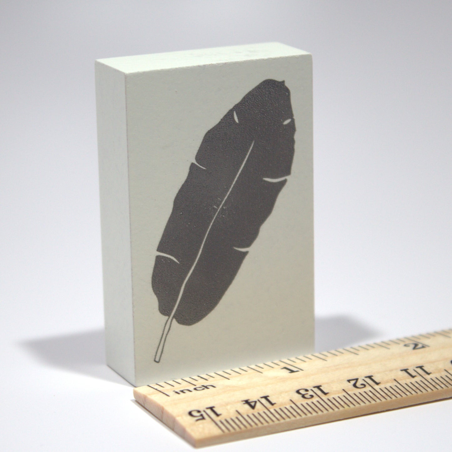Banana Leaf Rubber Stamp