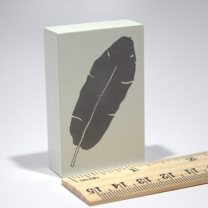 Banana Leaf Rubber Stamp