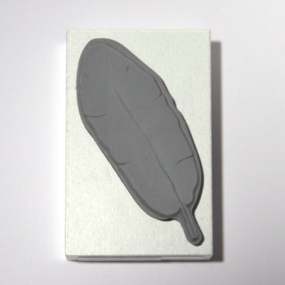 Banana Leaf Rubber Stamp