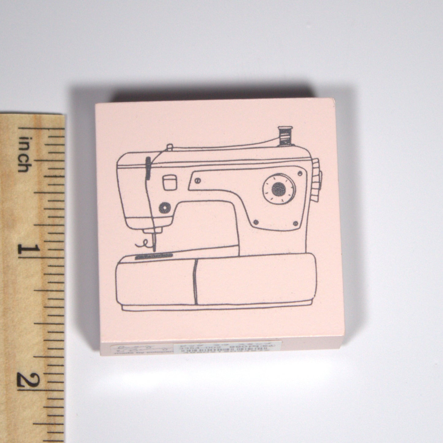 Sewing Machine Rubber Stamp