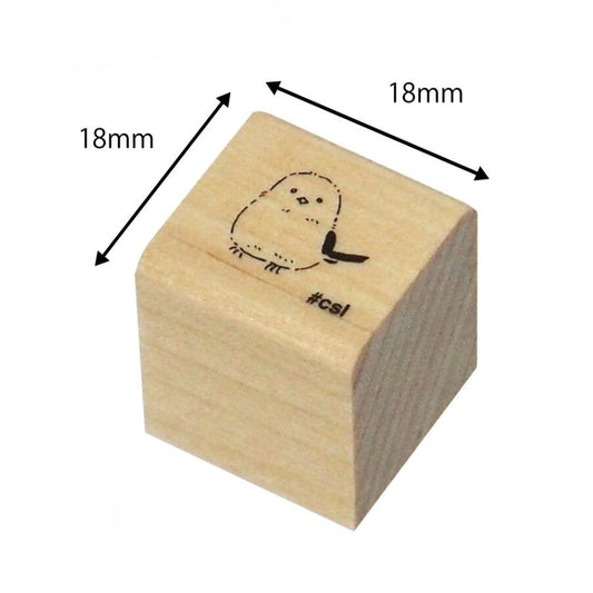Shima-enaga Snow Fairy Mini Rubber Stamp