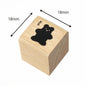Gummy Bear Mini Rubber Stamp