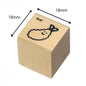 Smiling Tempura Shrimp Mini Rubber Stamp