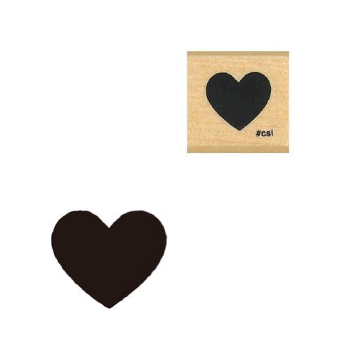 Kodomo no Kao Heart Mini Rubber Stamp