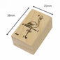 Flamingo Weather Vane Rubber Stamp