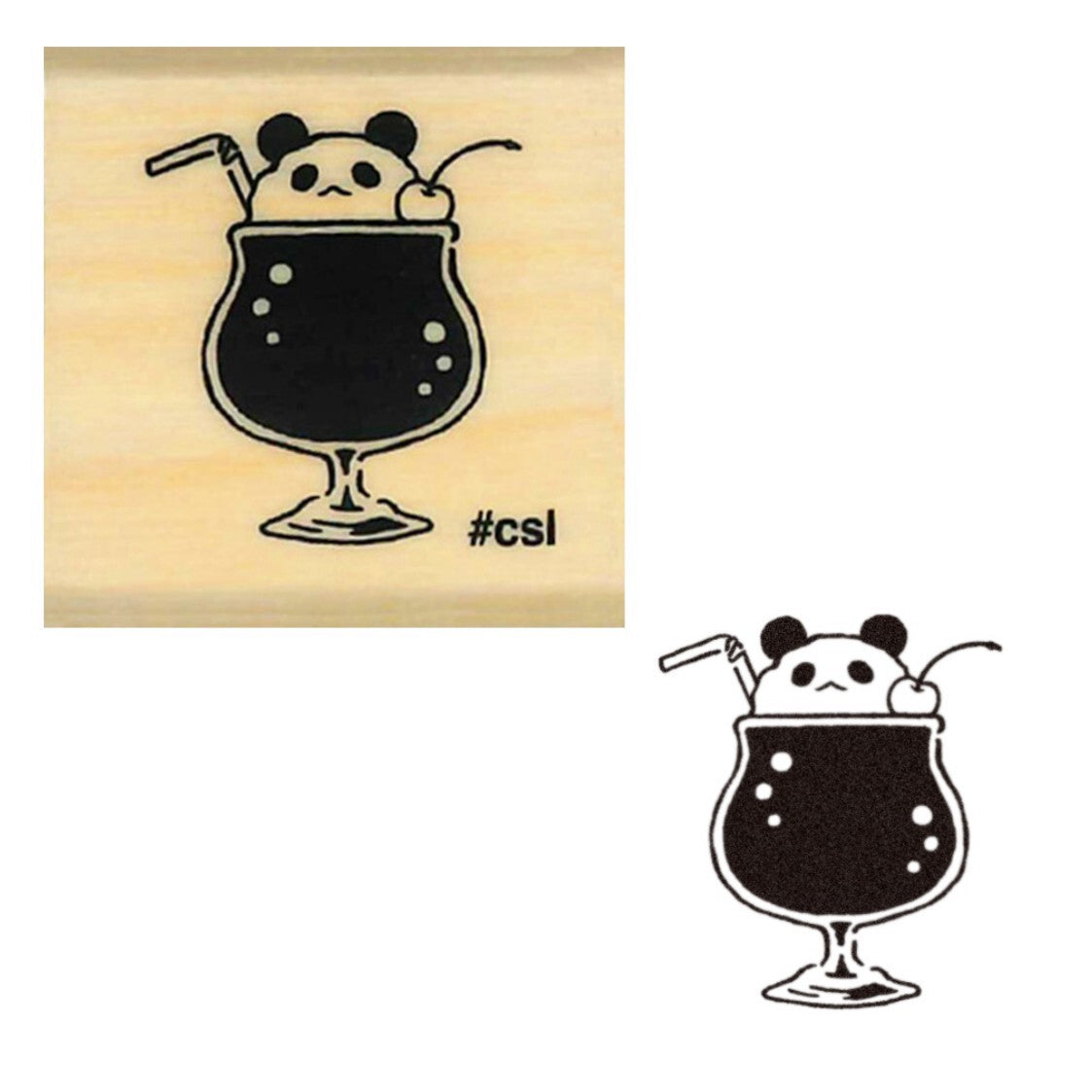Panda Rubber Stamp Collection | Kodomo no Kao