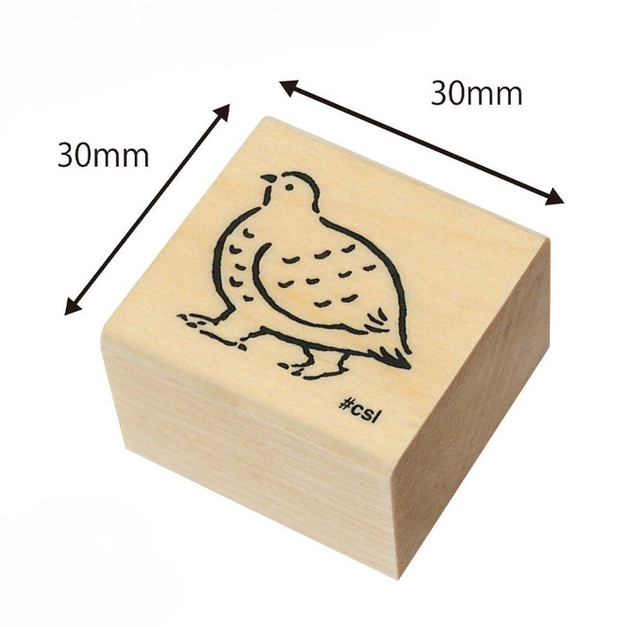 Kodomo no Kao Grouse Rubber Stamps