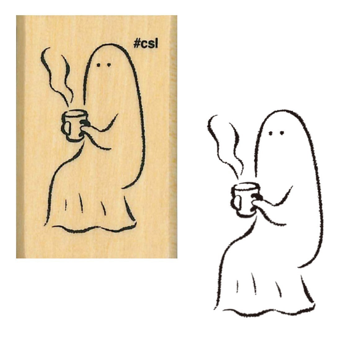 Ghost Rubber Stamp Collection | Kodomo no Kao