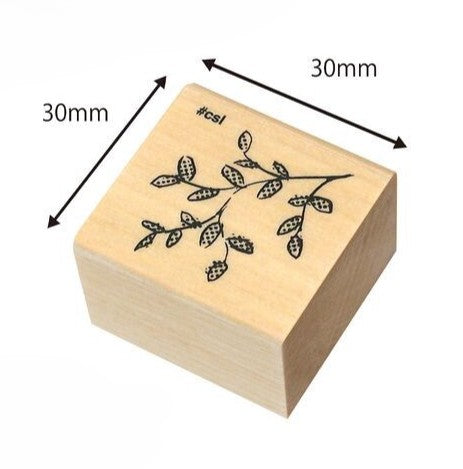 Kodomo no Kao Foliage Rubber Stamp
