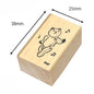 Dancing Bear Rubber Stamp