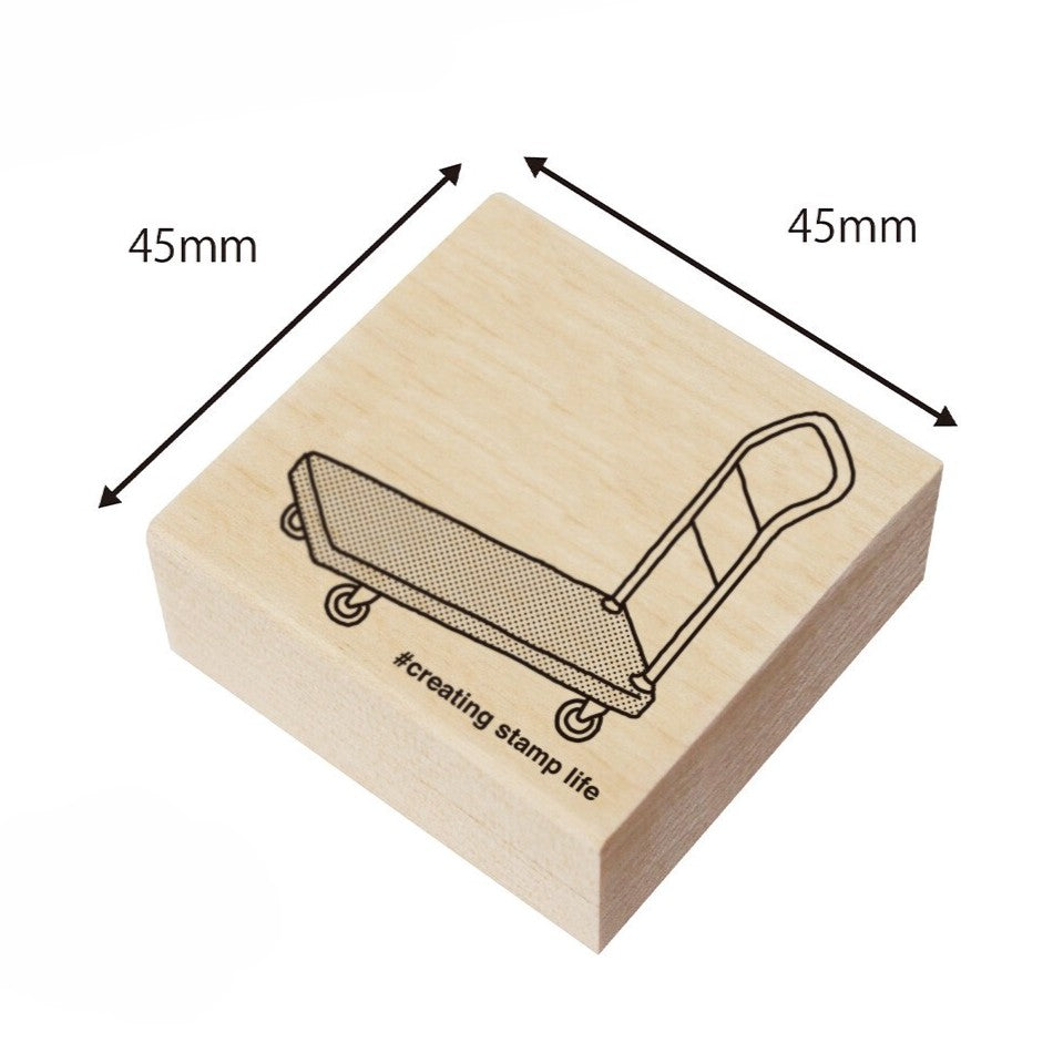 Store Carts Rubber Stamp