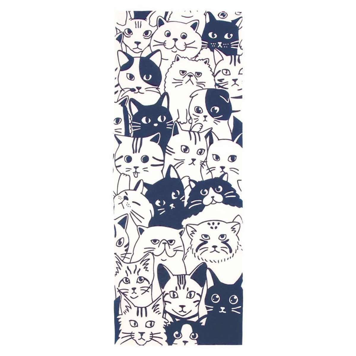 Tenugui Towel Tenugui Made in Japan — Full of Cats / 3 Items