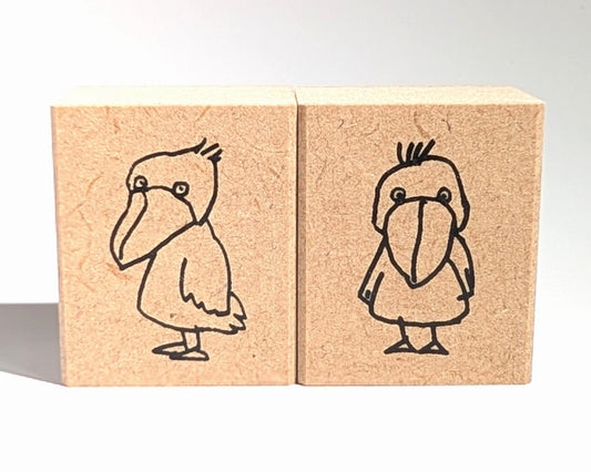 Shoebill Mini Stamp - Piccolo Series, Made in Japan
