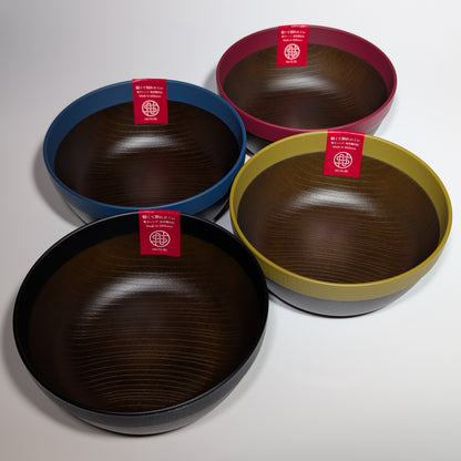 Musubi Donburi Bowl – 2 Sizes - Navy Rim