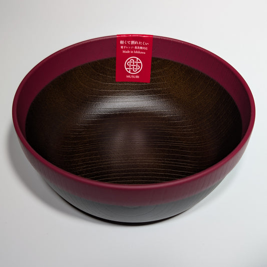 Musubi Donburi Bowl – 2 Sizes - Red Rim