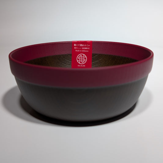 Musubi Donburi Bowl – 2 Sizes - Resin Red Rim