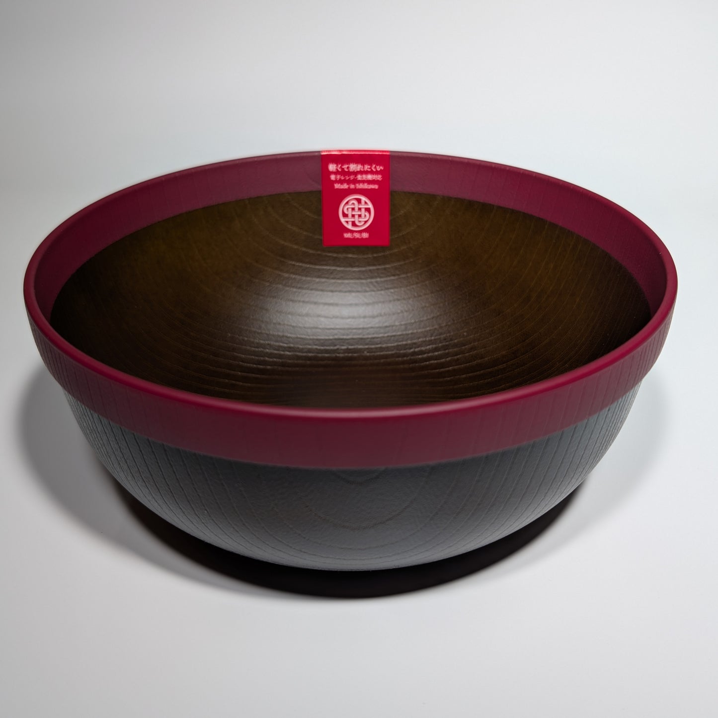 Musubi Donburi Bowl – 2 Sizes - Red Rim