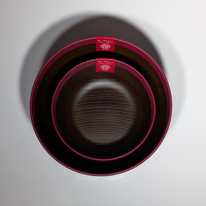 Musubi Donburi Bowl – 2 Sizes - Red Rim