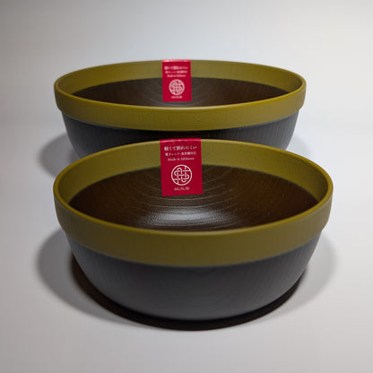 Musubi Donburi Bowl – 2 Sizes - Yellow Rim