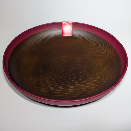 Musubi Dinner Plate – Red Rim