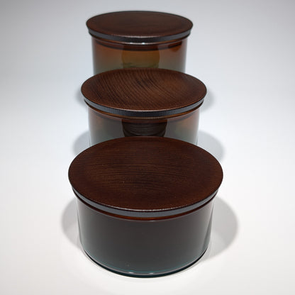 Gradient Round Storage Jar – Brown/Blue