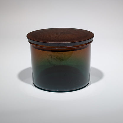 Gradient Round Storage Jar – Brown/Blue