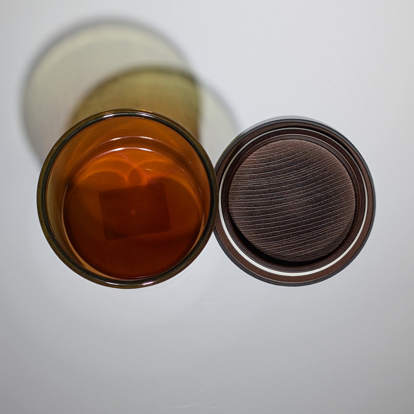 Gradient Round Storage Jar – Green/Brown